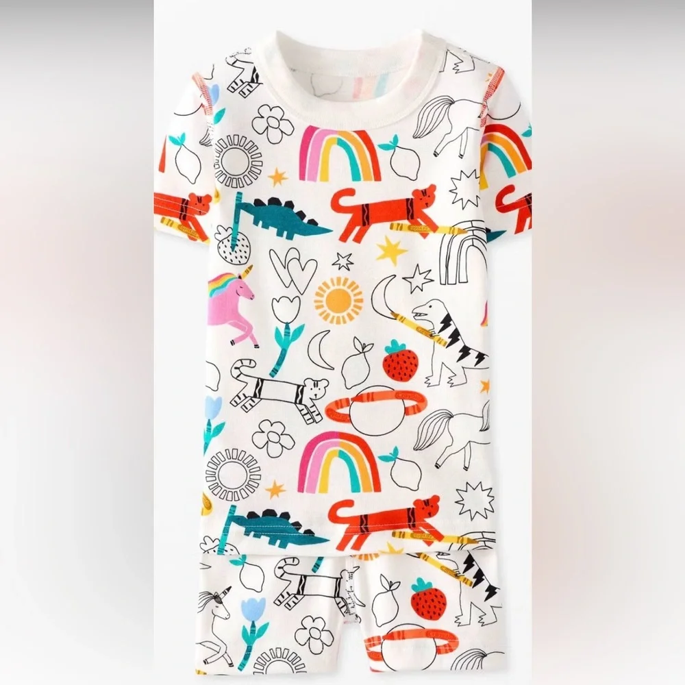 Girls Summer PJ sets Lot - Picture 3 of 5